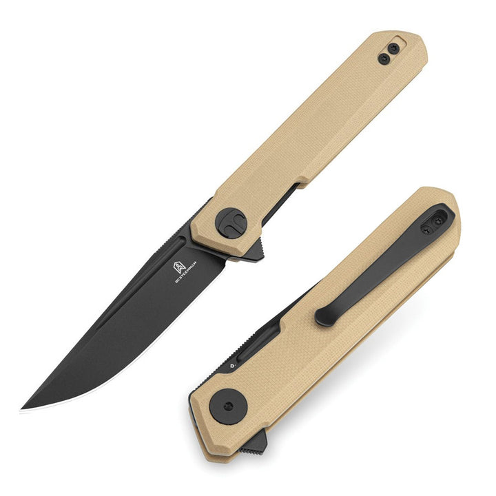 Bestech Mini Dundee Linerlock Pocket Knife D2 2.92"