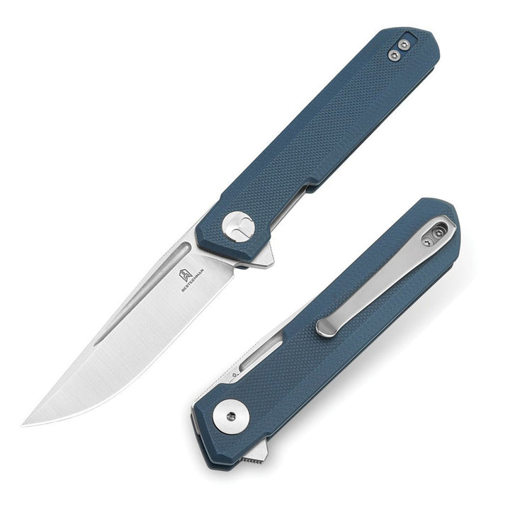 Bestech Mini Dundee Linerlock Pocket Knife D2 2.92"