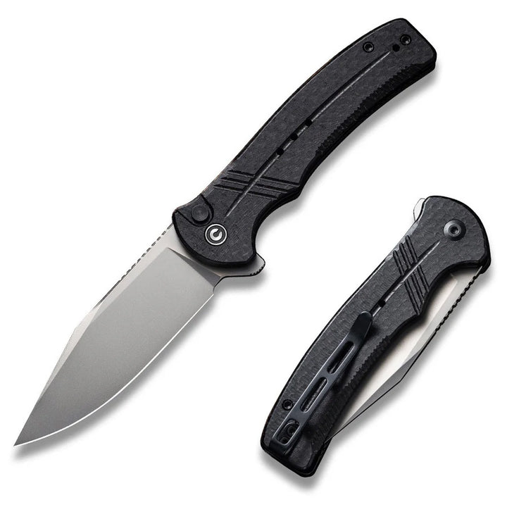 civivi-cogent-silver-black-micarta