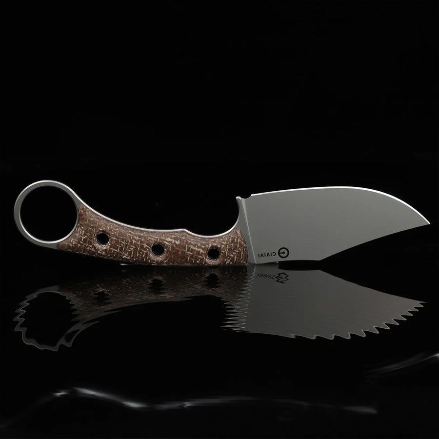 civivi-midwatch-fixed-blade-brown