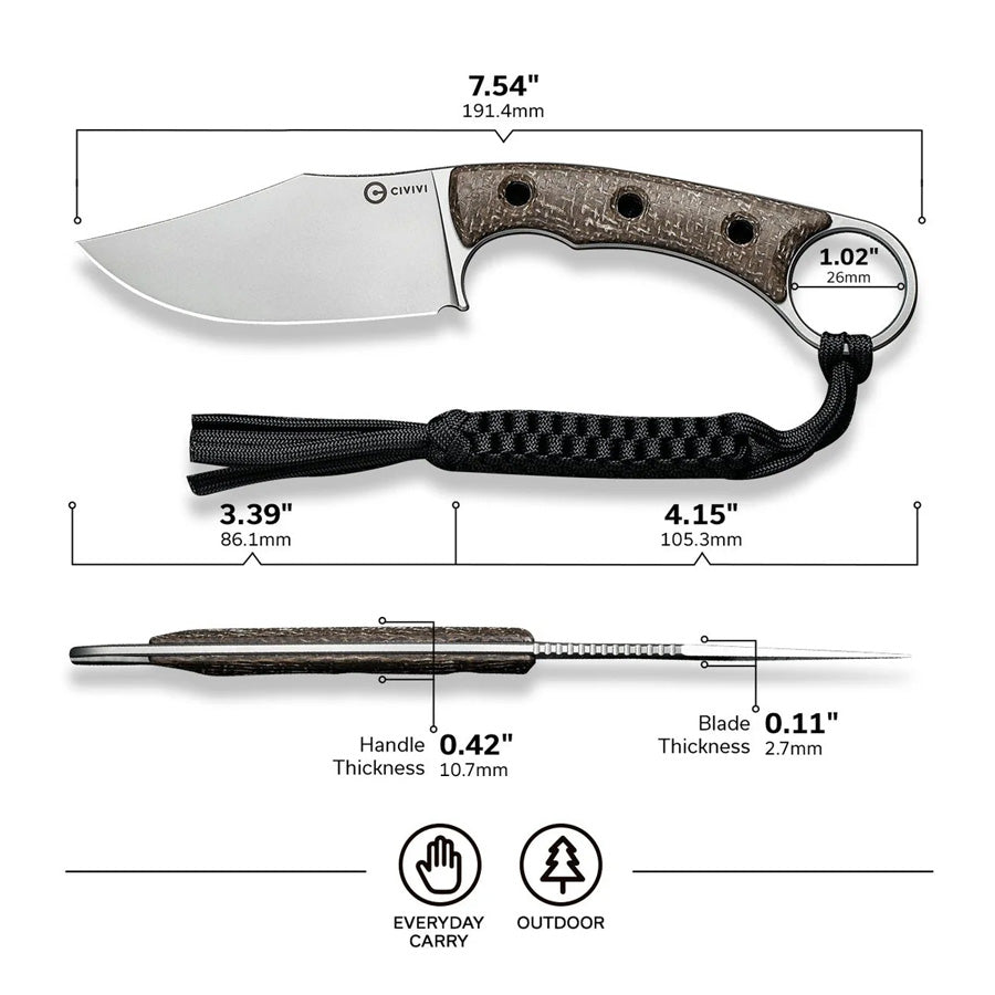 civivi-midwatch-fixed-blade