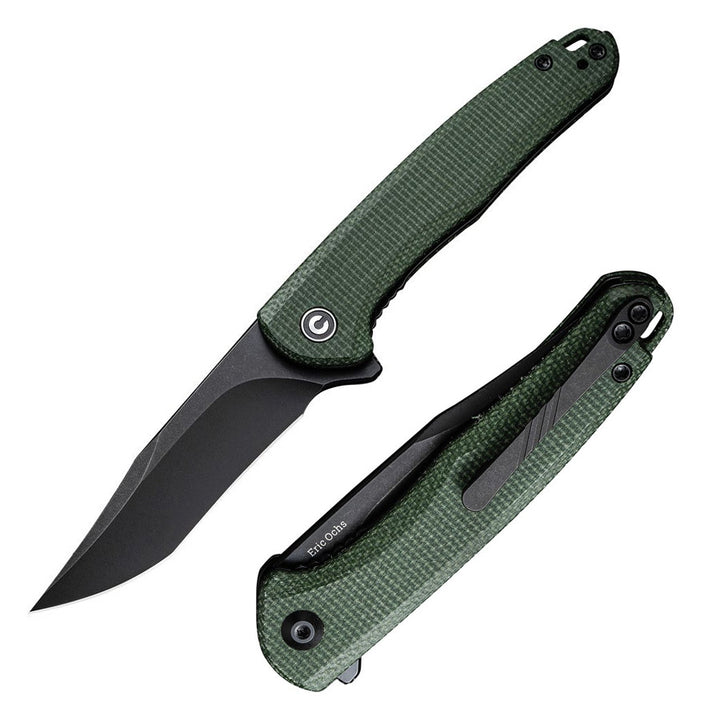 civivi-mini-sandbar-green-micarta-knife