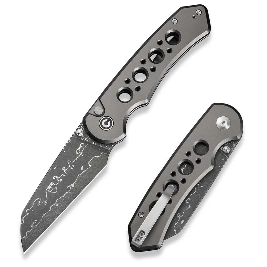 Civivi Pragma Prime Pocket Knife 14C28N/Damascus 3.49"