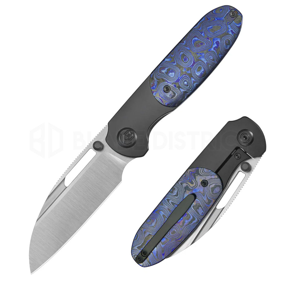 Kubey Icicle Titanium Frame Lock ZircuTi M390 3.5