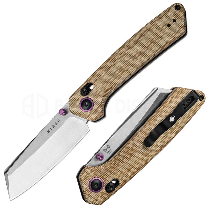 kizer-madrac-brown-micarta-purple
