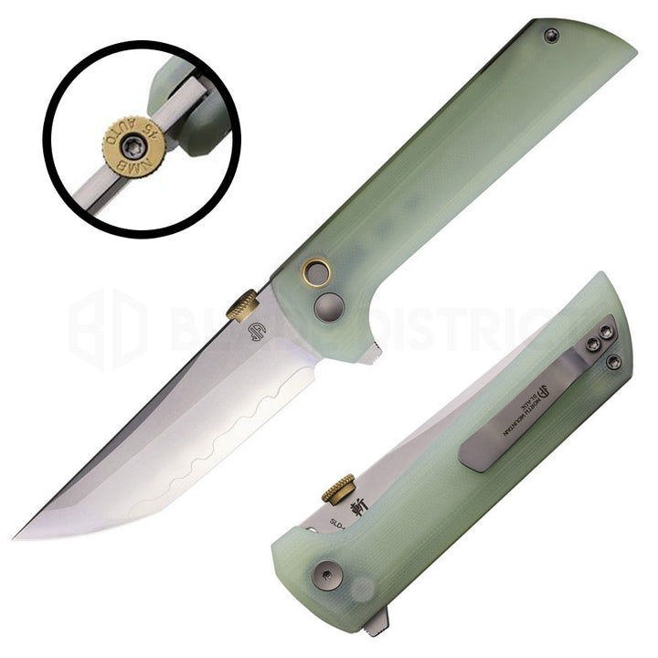 North Mountain Blade Chop 2 SAN MAI Tanto Button Lock Pocket Knife