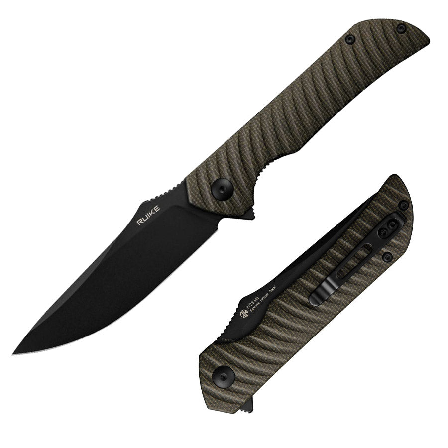 ruike-p123-edc-knife-black-micarta