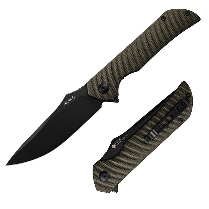 ruike-p123-edc-knife-black-micarta