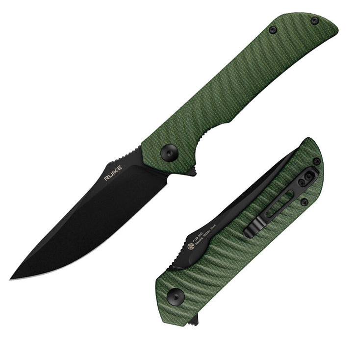 Ruike P123 Pocket Knife Micarta 14C28N 3.6"