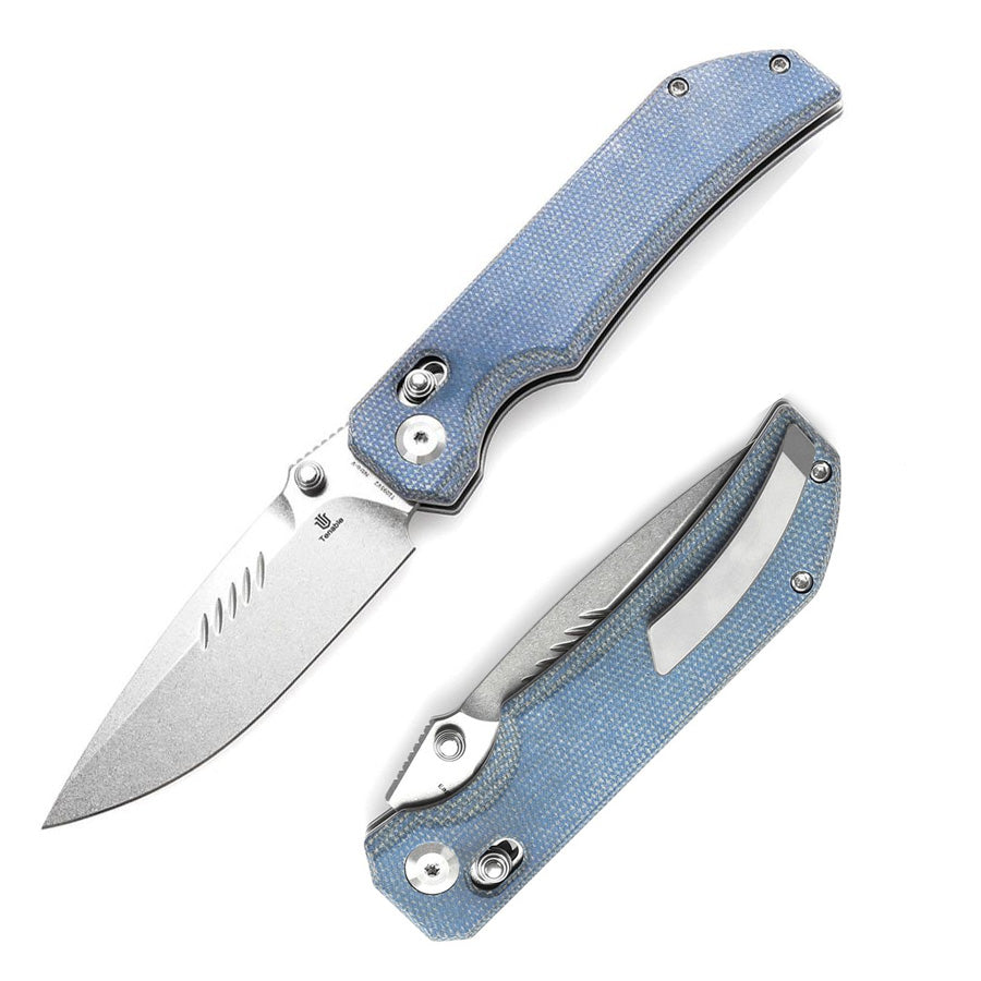 tenable-eaglestrike-silver-blue-micarta