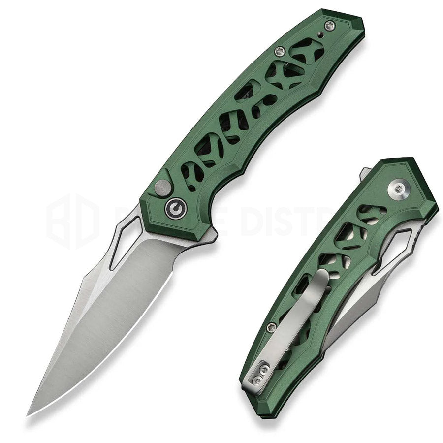 civivi-anaaki-nitro-v-green-aluminum