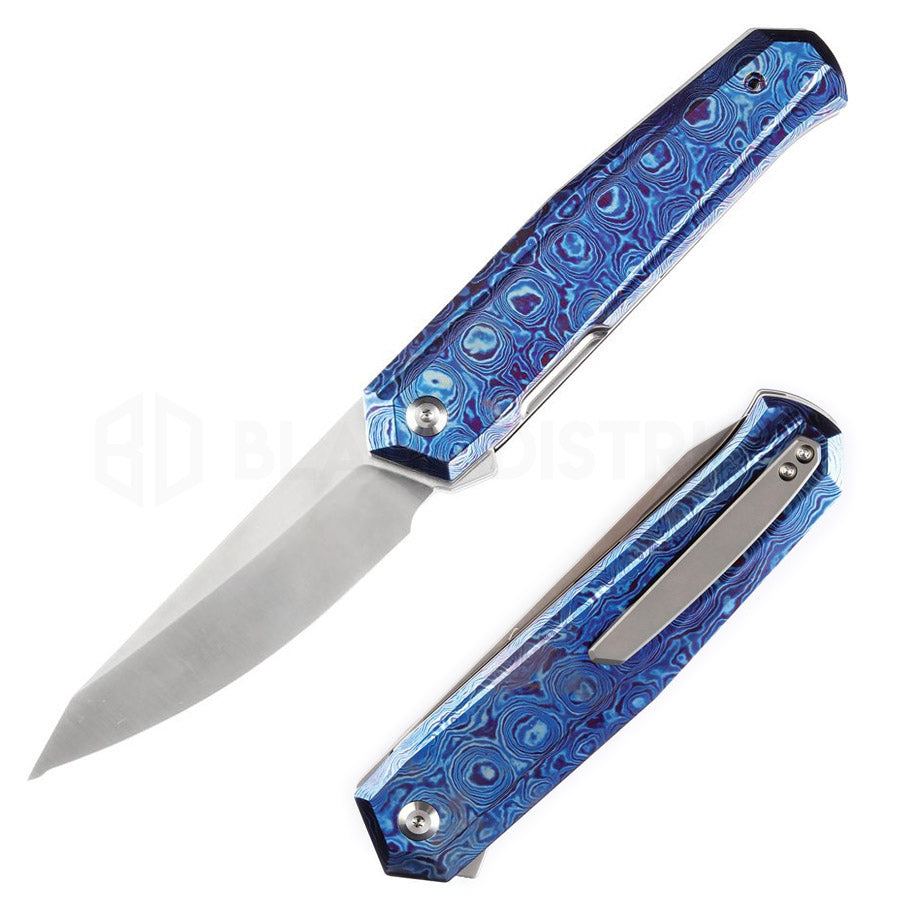 Kansept Integra Timascus Liner Lock Knife CPM-S35VN 3.63"