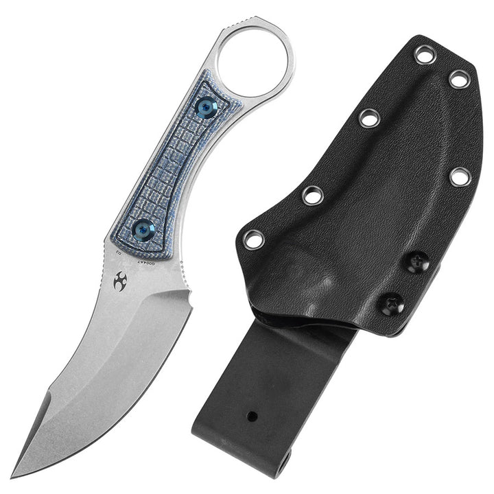 kansept-niko-fixed-blade-silver-blue-micarta