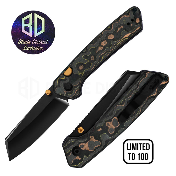 kizer-madrac-mokume-camocarbon-button-blade-district-knife