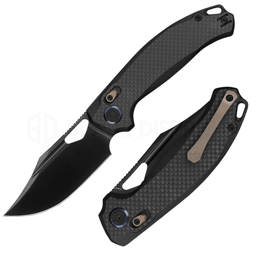 Kunwu DJANGO XL Crossbar Lock Pocket Knife Elmax 3.75"
