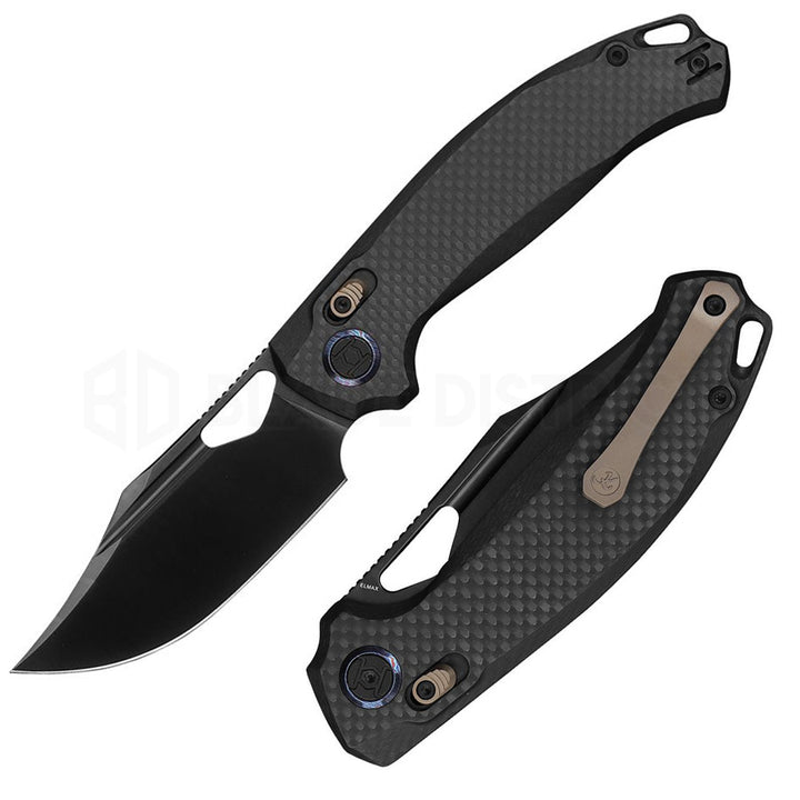 Kunwu DJANGO XL Crossbar Lock Pocket Knife Elmax 3.75"