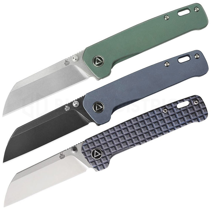 QSP Penguin Titanium Frame Lock Knife 154CM 3.06"