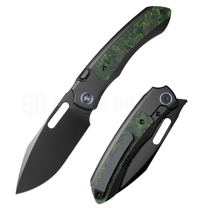 remette rt orca dlc luminous carbon fiber pocket knife folding