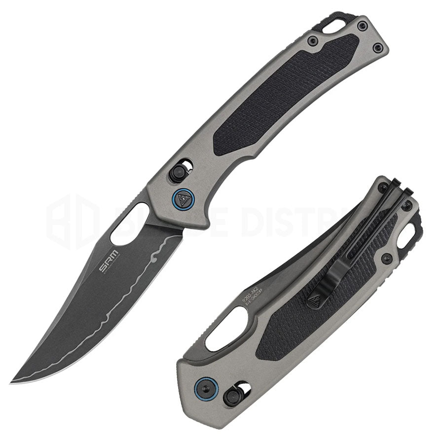 srm-9203-ambi-lock-black-silver-aluminum