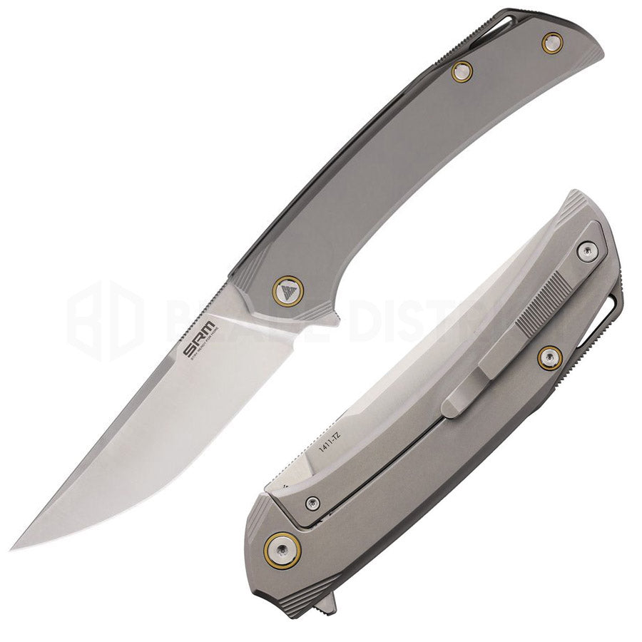 Asika SRM Asika Titanium Frame Lock Knife 154CM 4