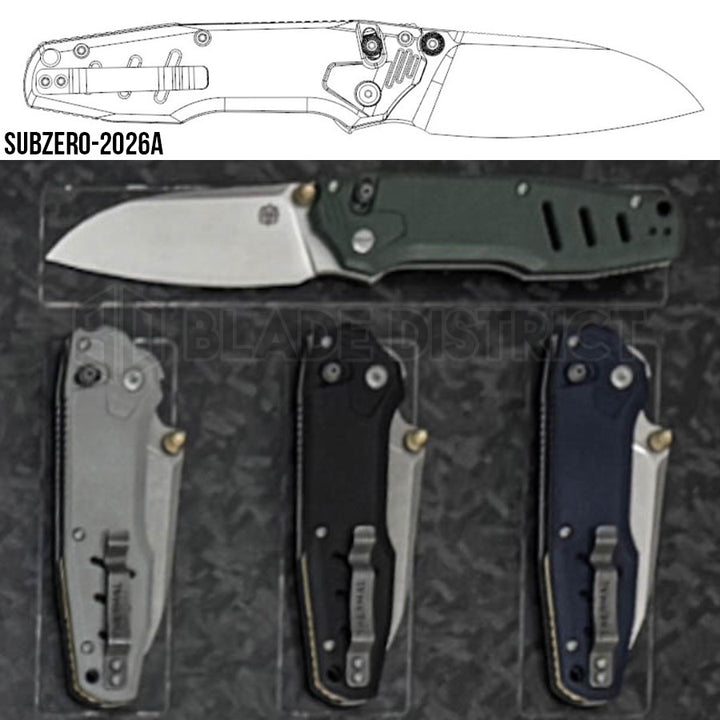 thermal tactical Subzero 2026A knife