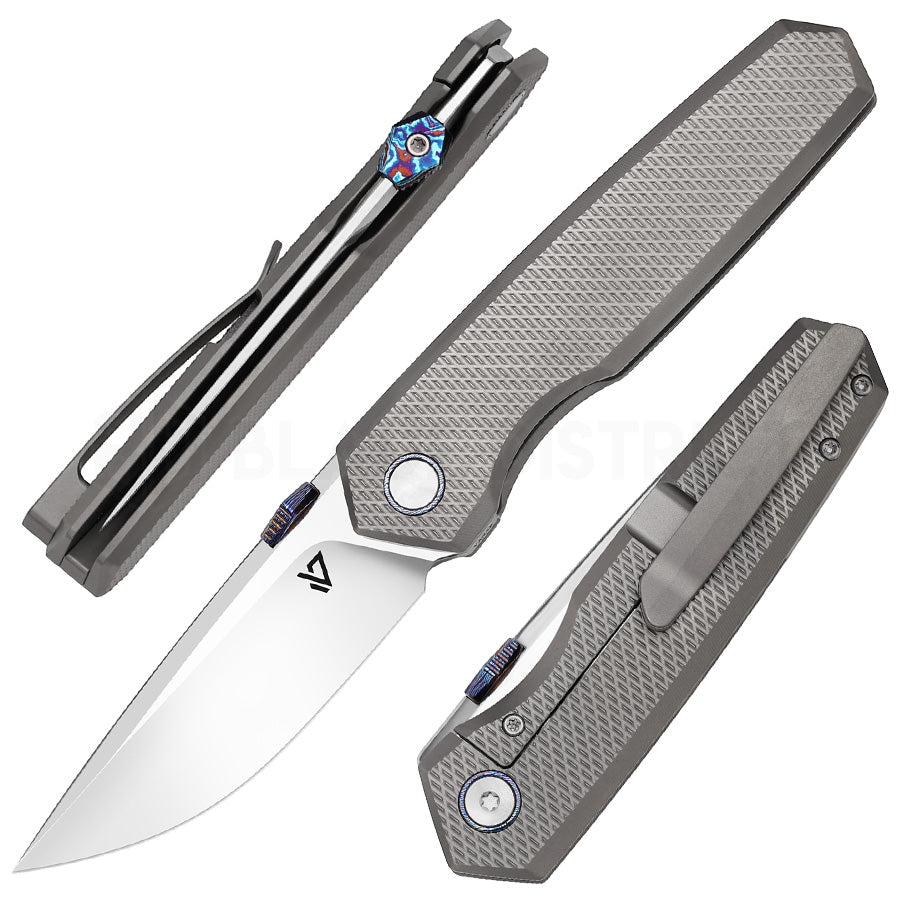 vanguard jaeger super mirror polish gray titanium