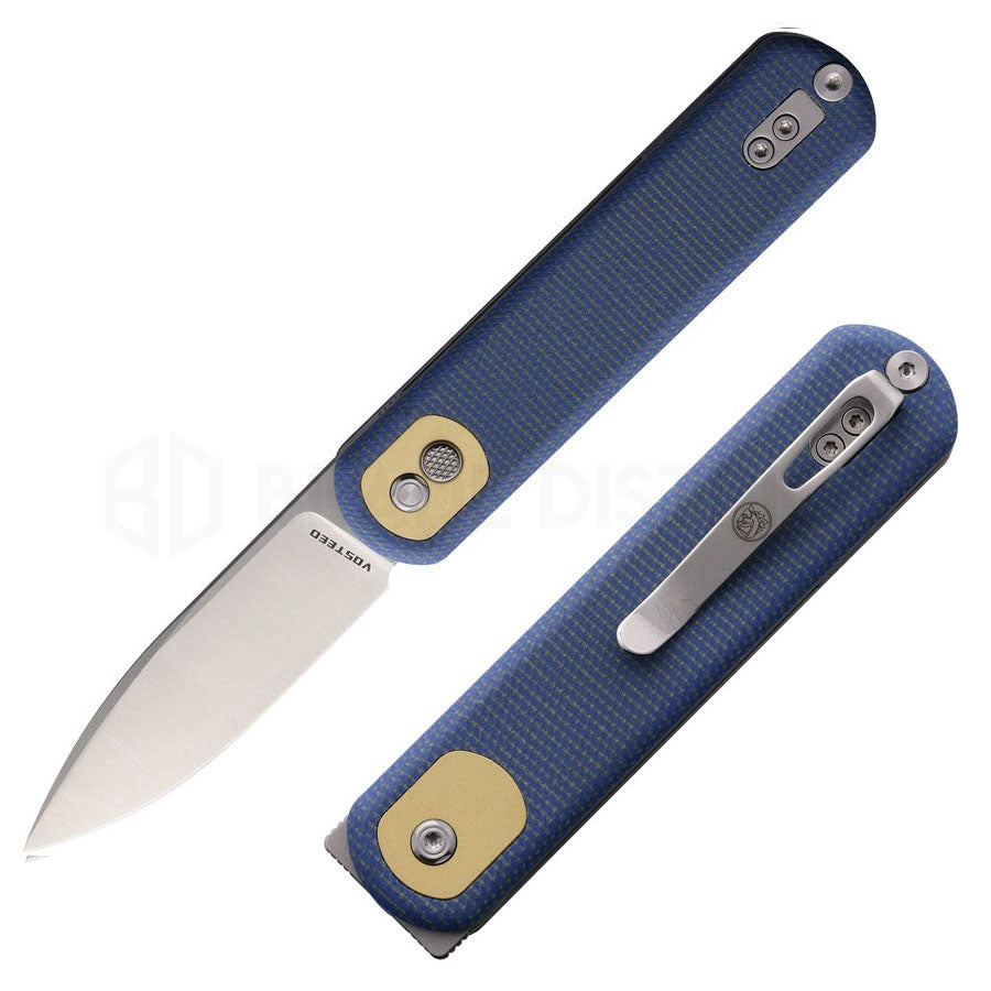 vosteed-corgie-trek-blue-micarta-brass