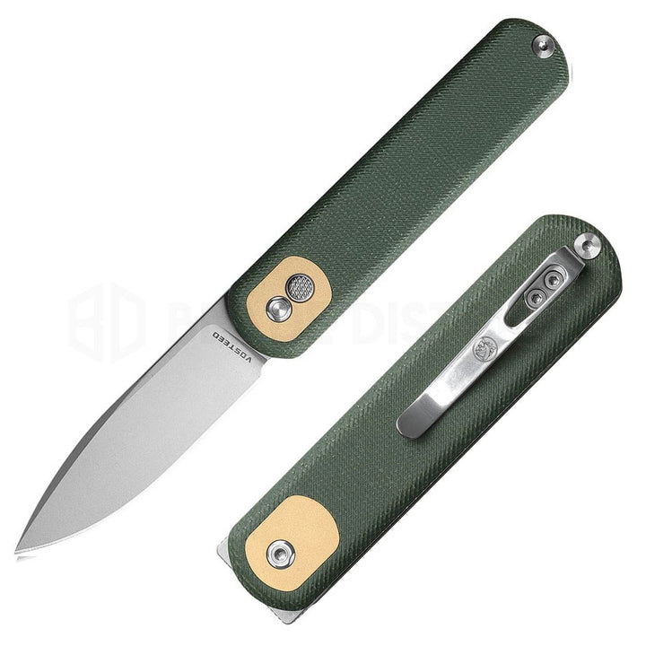 vosteed-corgie-trek-green-micarta-brass